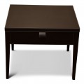 Faux Leather Table-  Front View