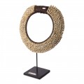 Round Tribal Necklace on Stand